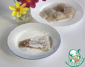 Минтай с овощами Минтай с овощами