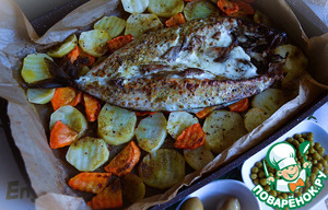 Скумбрия с картофелем и морковью Скумбрия с картофелем и морковью